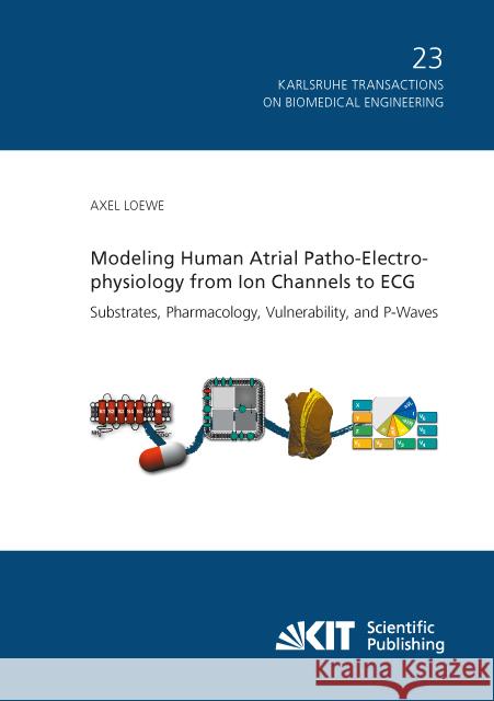 Modeling Human Atrial Patho-Electrophysiology from Ion Channels to ECG - Substrates, Pharmacology, Vulnerability, and P-Waves : Dissertationsschrift Loewe, Axel 9783731505280