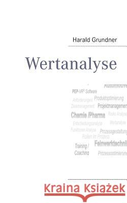 Wertanalyse Harald Grundner 9783732241125 Books on Demand