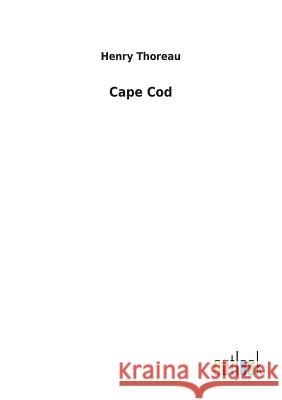 Cape Cod Henry Thoreau 9783732630257