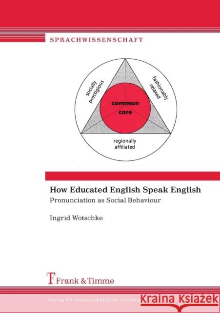 How Educated English Speak English. Pronunciation as Social Behaviour Wotschke, Ingrid 9783732900626 Frank & Timme