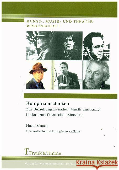 Komplizenschaften : Zur Beziehung zwischen Musik und Kunst in der amerikanischen Moderne Emons, Hans 9783732903979 Frank & Timme