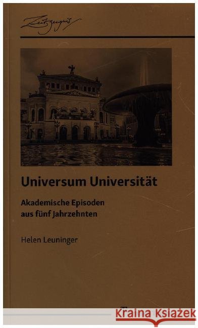 Universum Universität Leuninger, Helen 9783732906758 Frank & Timme