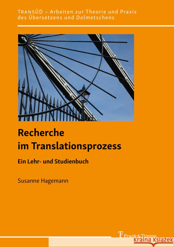 Recherche im Translationsprozess Hagemann, Susanne 9783732908554