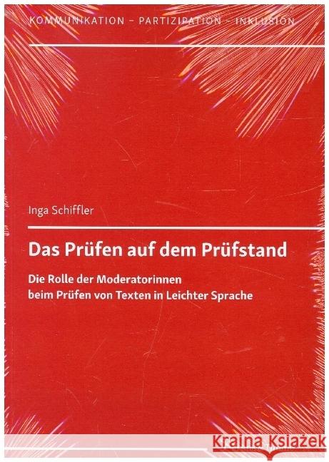 Das Prüfen auf dem Prüfstand Schiffler, Inga 9783732908882 Frank & Timme