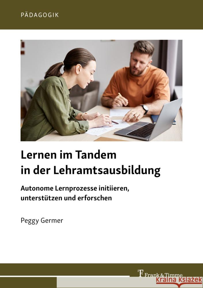 Lernen im Tandem in der Lehramtsausbildung Germer, Peggy 9783732909292