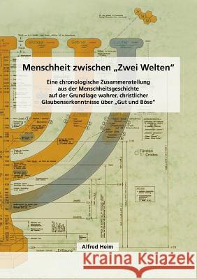 Menschheit zwischen Zwei Welten: Eine chronologische Zusammenstellung aus der Menschheitsgeschichte, auf der Grundlage wahrer, christlicher Glaubenser Heim, Alfred 9783735706225 Books on Demand