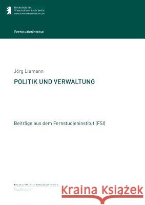 Politik und Verwaltung Liemann, Jörg 9783735723475