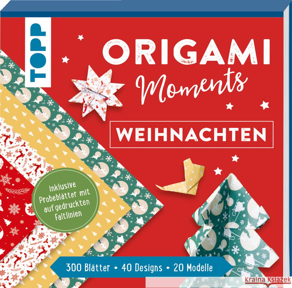 Origami Moments - Weihnachten. Der perfekte Faltspaß für Winter und die Weihnachtszeit frechverlag 9783735850621