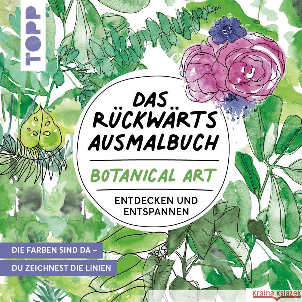Das Rückwärts-Ausmalbuch Botanical Art Nied, Heinke 9783735880536 Frech