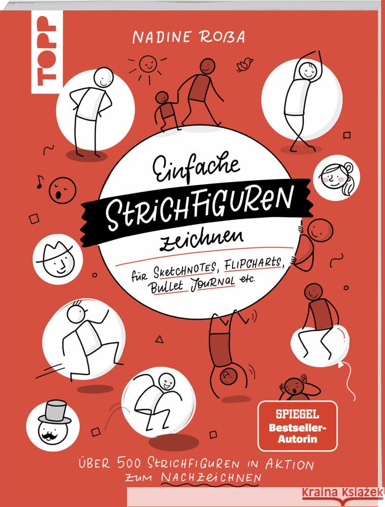 Einfache Strichfiguren zeichnen Roßa, Nadine 9783735880734 Frech