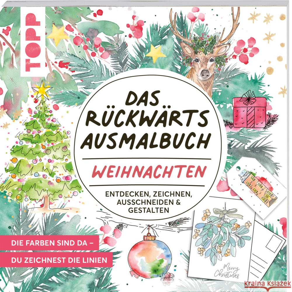 Das Rückwärts-Ausmalbuch Weihnachten Nied, Heinke 9783735880840 Frech