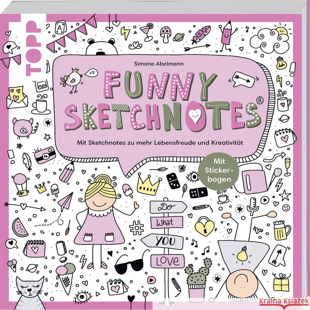 Funny Sketchnotes Abelmann, Simone 9783735881717 Frech