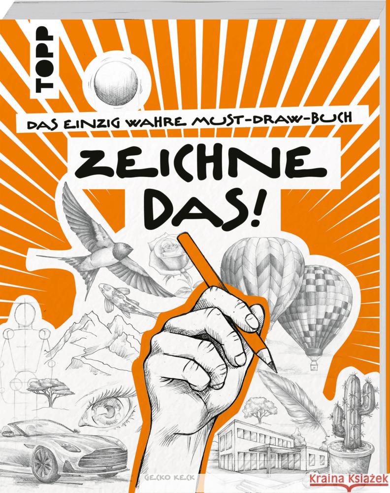 Zeichne das! Keck, Gecko 9783735882233