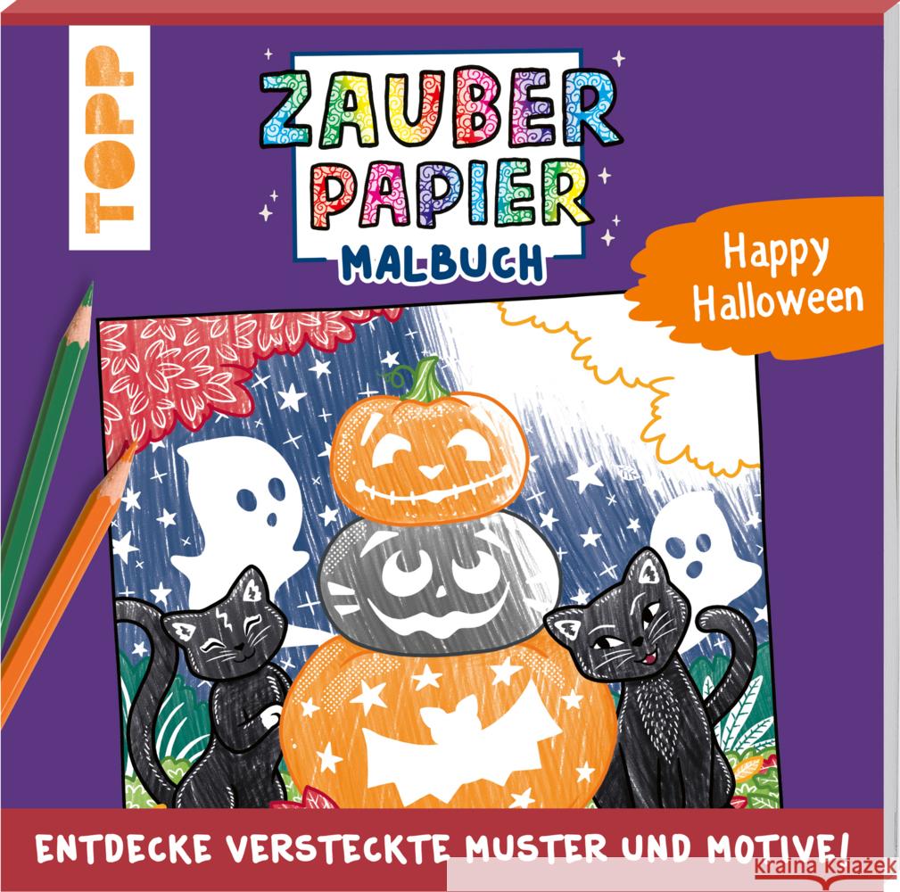 Zauberpapier Malbuch Happy Halloween Pitz, Natascha 9783735890177