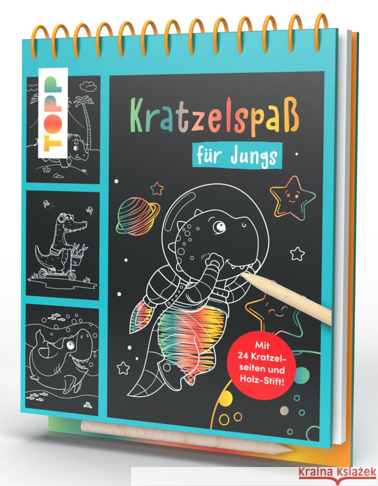 Kratzelspaß für Jungs frechverlag 9783735891136