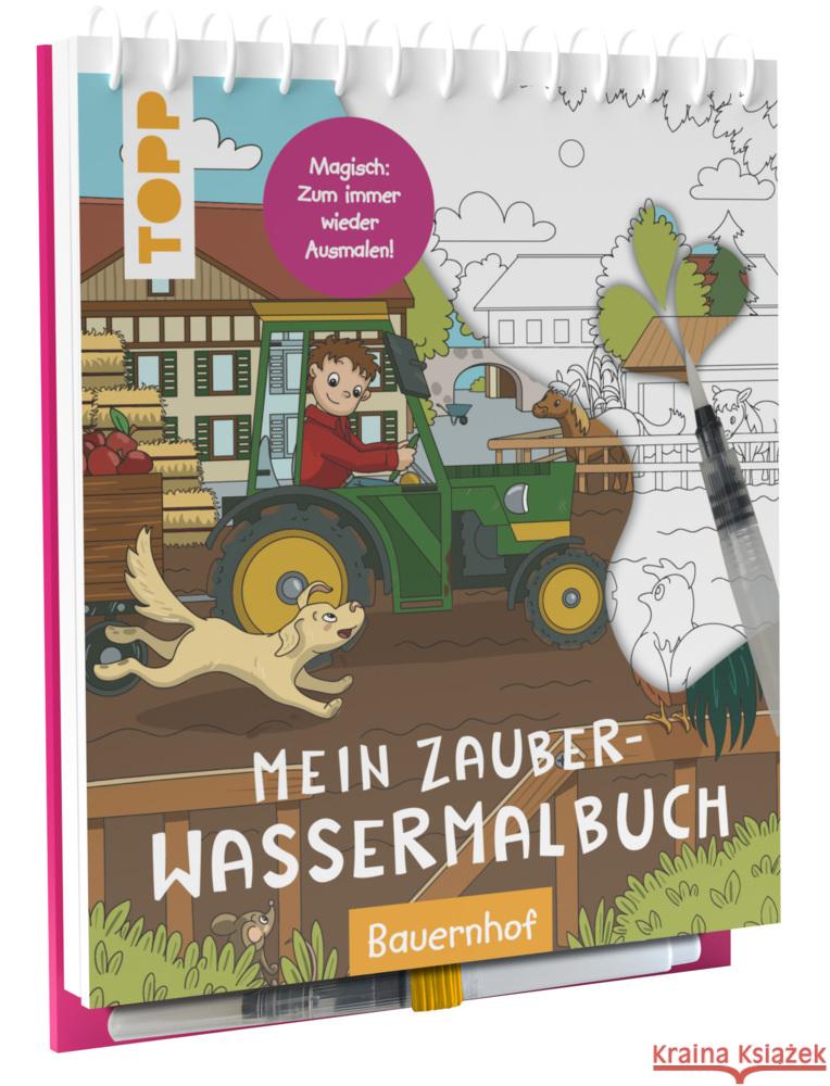 Mein Zauber-Wassermalbuch Bauernhof Heese, Janina 9783735891488