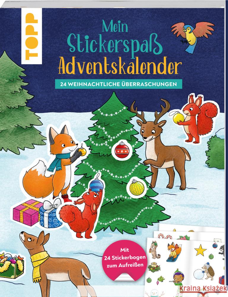 Mein Stickerspaß-Adventskalender Hecher, Mimi 9783735891594 Frech