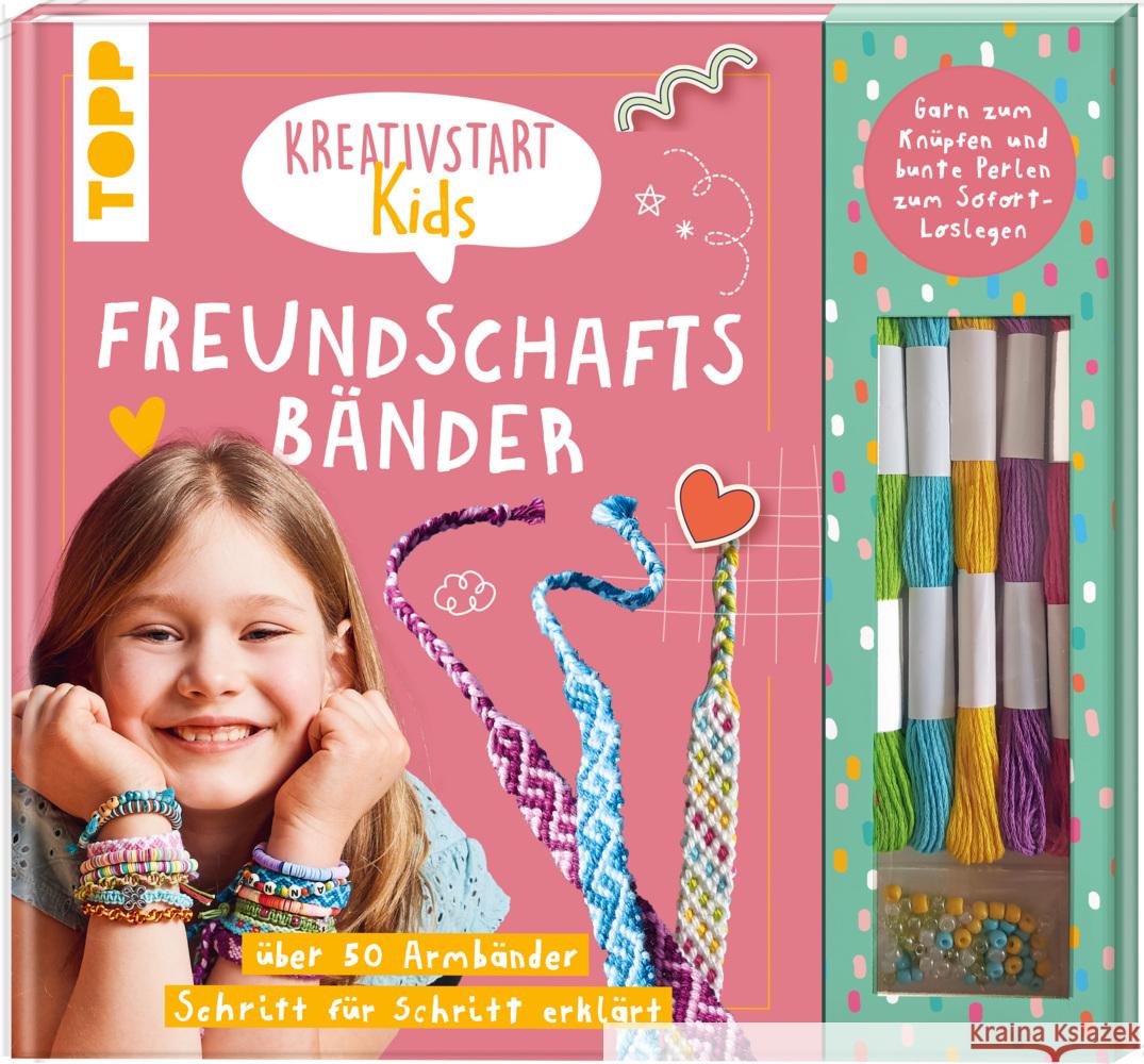 Kreativstart Kids Freundschaftsbänder. Anleitungsbuch und Material frechverlag 9783735891679