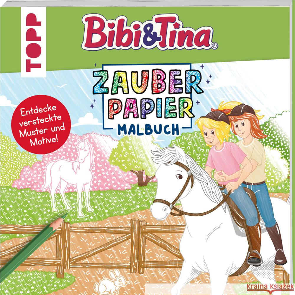 Zauberpapier Malbuch Bibi & Tina frechverlag, Pitz, Natascha 9783735891778 Frech