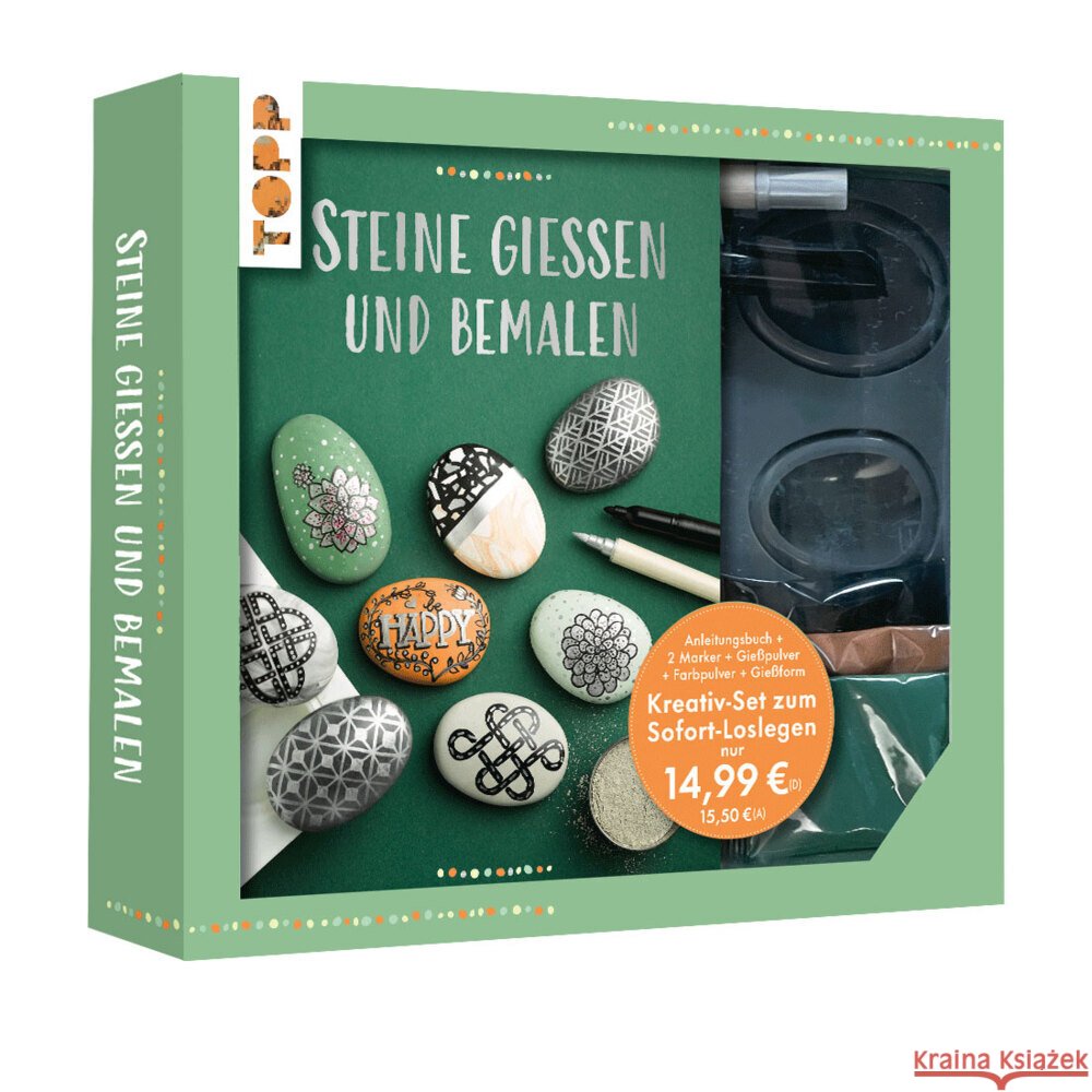 Kreativ-Set - Steine gießen Blum, Ludmila, Pypke, Susanne, Ambrosiewicz, Anna 9783735892096