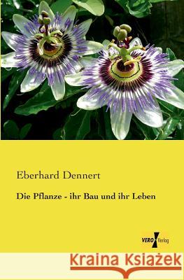 Die Pflanze - ihr Bau und ihr Leben Eberhard Dennert 9783737201230 Vero Verlag