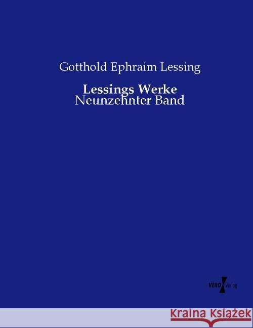 Lessings Werke Lessing, Gotthold Ephraim 9783737219860