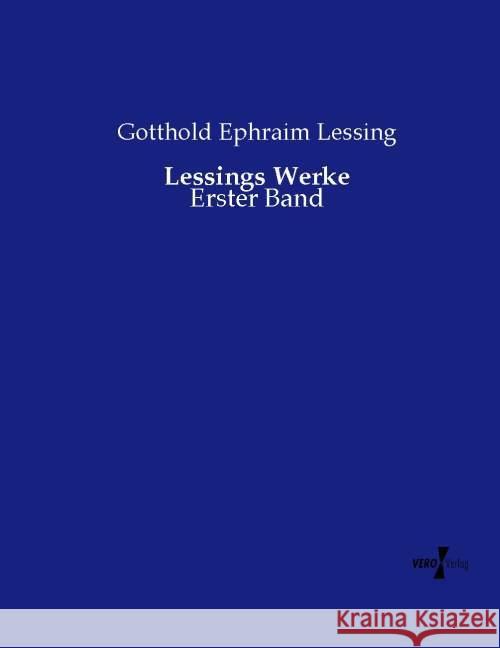 Lessings Werke Lessing, Gotthold Ephraim 9783737219884