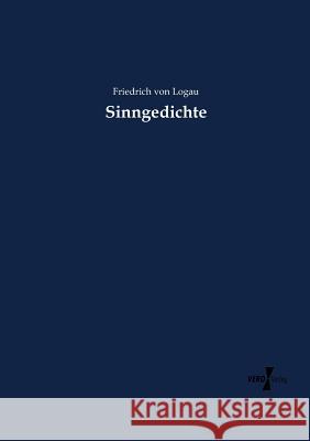 Sinngedichte Friedrich Von Logau 9783737219891 Vero Verlag