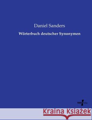 Wörterbuch deutscher Synonymen Daniel Sanders 9783737224543