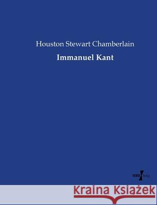 Immanuel Kant Houston Stewart Chamberlain 9783737226738