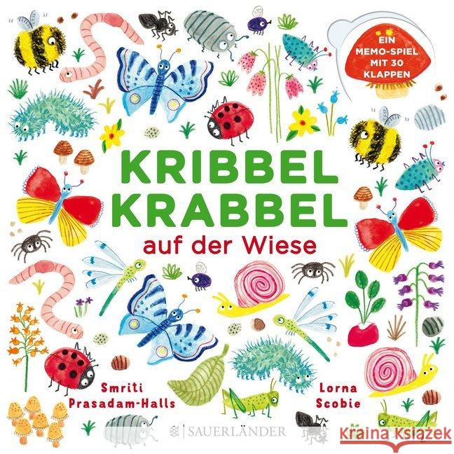 Kribbel Krabbel auf der Wiese : Ein Memospiel mit 30 Klappen Prasadam-Halls, Smriti 9783737354899