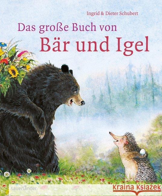 Das große Buch von Bär und Igel : Papa Bär hat es schwer; Ein Loch ist im Eimer; Bär und Igel hefen dem Biber; Nimm uns mit, Biber Schubert, Ingrid; Schubert, Dieter 9783737367035