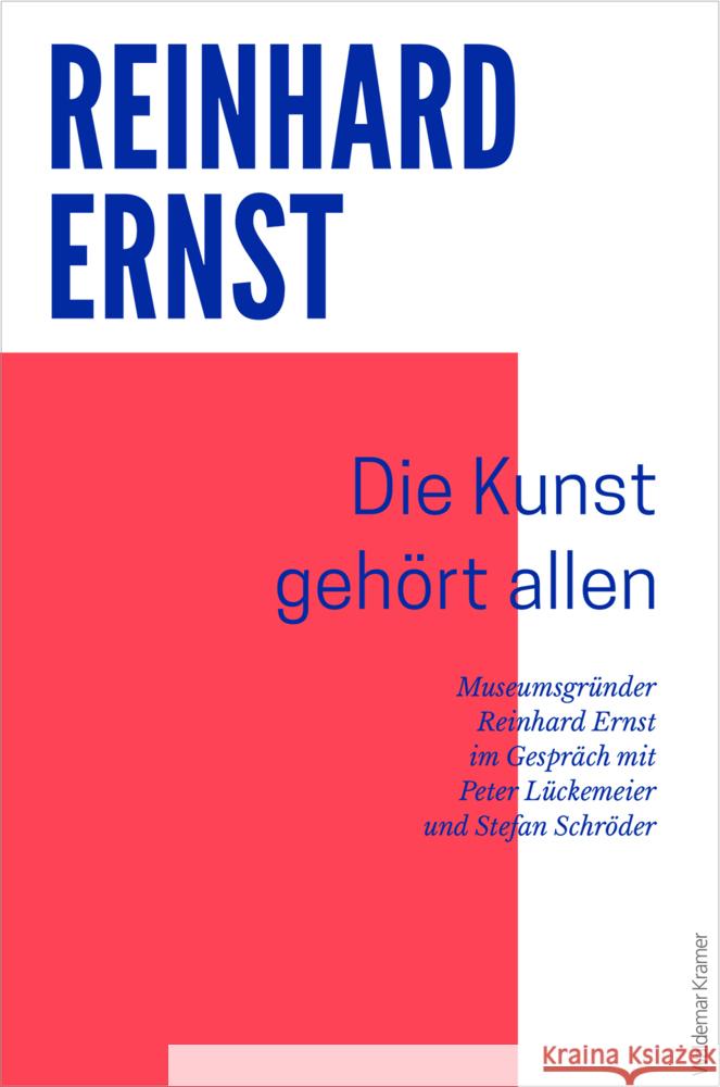 Die Kunst gehört allen Ernst, Reinhard 9783737405010 Waldemar Kramer