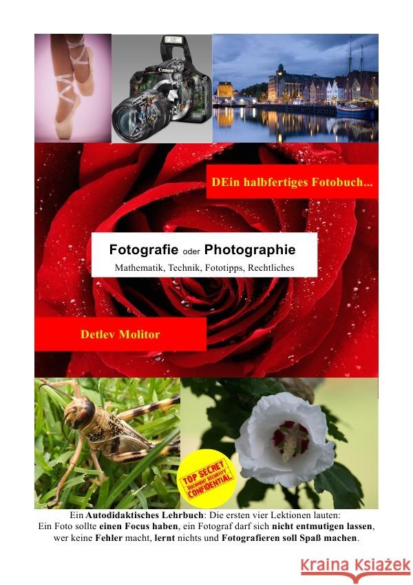 DEin halbfertiges Fotobuch Molitor, Detlev 9783737523387