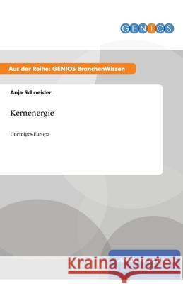 Kernenergie: Uneiniges Europa Schneider, Anja 9783737948333 Gbi-Genios Verlag