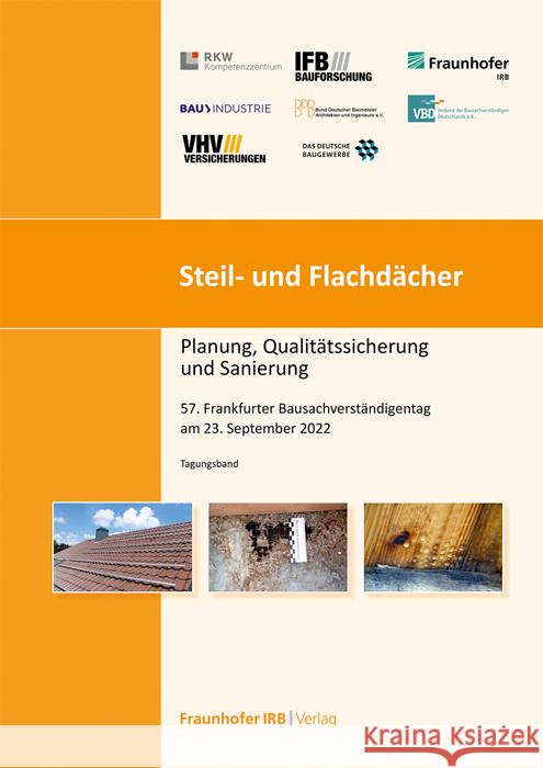 Steil- und Flachdächer.  9783738807677 Fraunhofer IRB Verlag