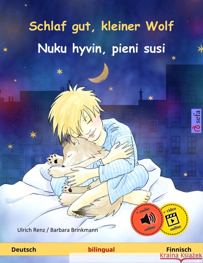 Schlaf gut, kleiner Wolf - Nuku hyvin, pieni susi (Deutsch - Finnisch) Renz, Ulrich 9783739933610 Sefa Verlag