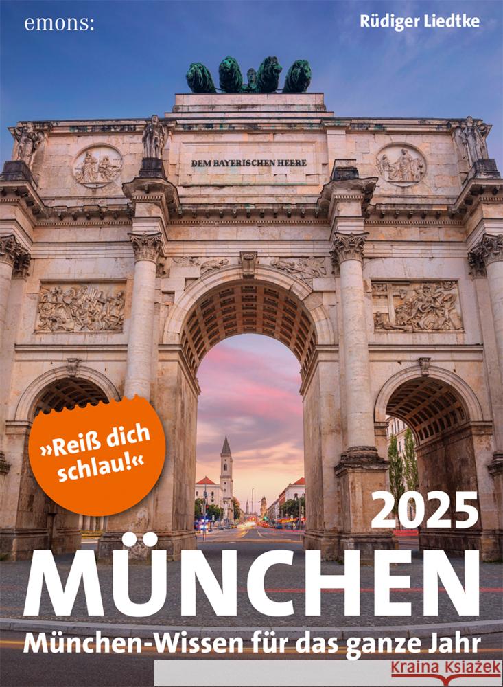 München 2025 Liedtke, Rüdiger 9783740820923 Emons Verlag