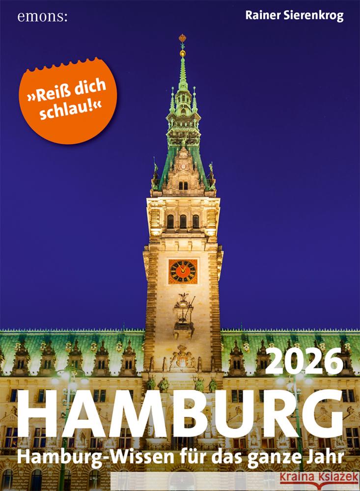 Hamburg 2026 Sierenkrog, Rainer 9783740824303 Emons Verlag