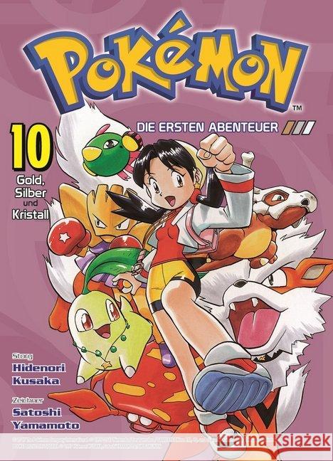 Pokémon - Die ersten Abenteuer. Bd.10 : Gold, Silber und Kristall Kusaka, Hidenori; Yamamoto, Satoshi 9783741603273 Panini Manga und Comic