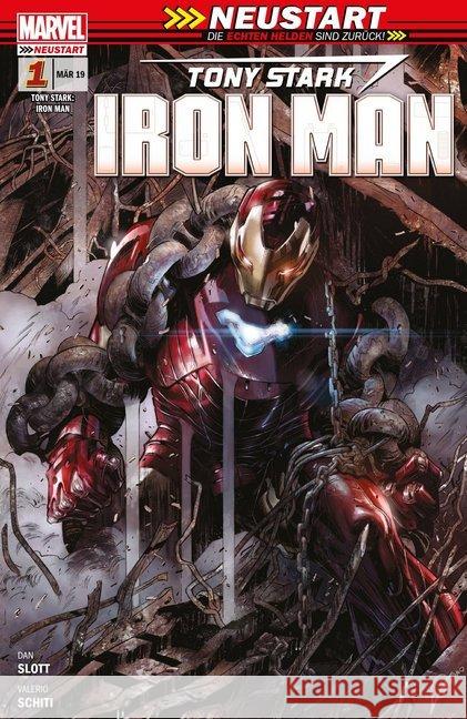 Tony Stark Iron Man - Neustart, Die Rückkehr einer Legende. Bd.1 Slott, Dan; Schiti, Valerio; Dunbar, Max 9783741611308