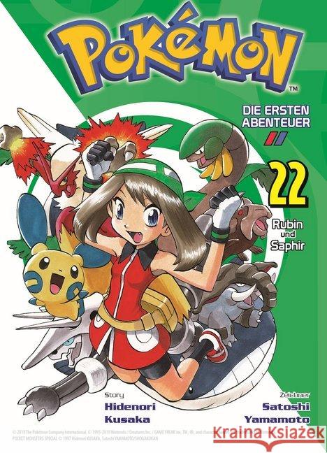 Pokémon - Die ersten Abenteuer. Bd.22 : Rubin und Saphir Kusaka, Hidenori; Yamamoto, Satoshi 9783741612138 Panini Manga und Comic