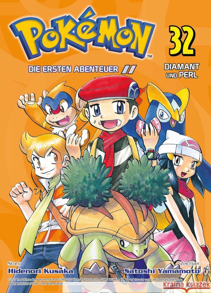 Pokémon - Die ersten Abenteuer. Bd.32 : Diamant und Perl Kusaka, Hidenori; Yamamoto, Satoshi 9783741617133 Panini Manga und Comic