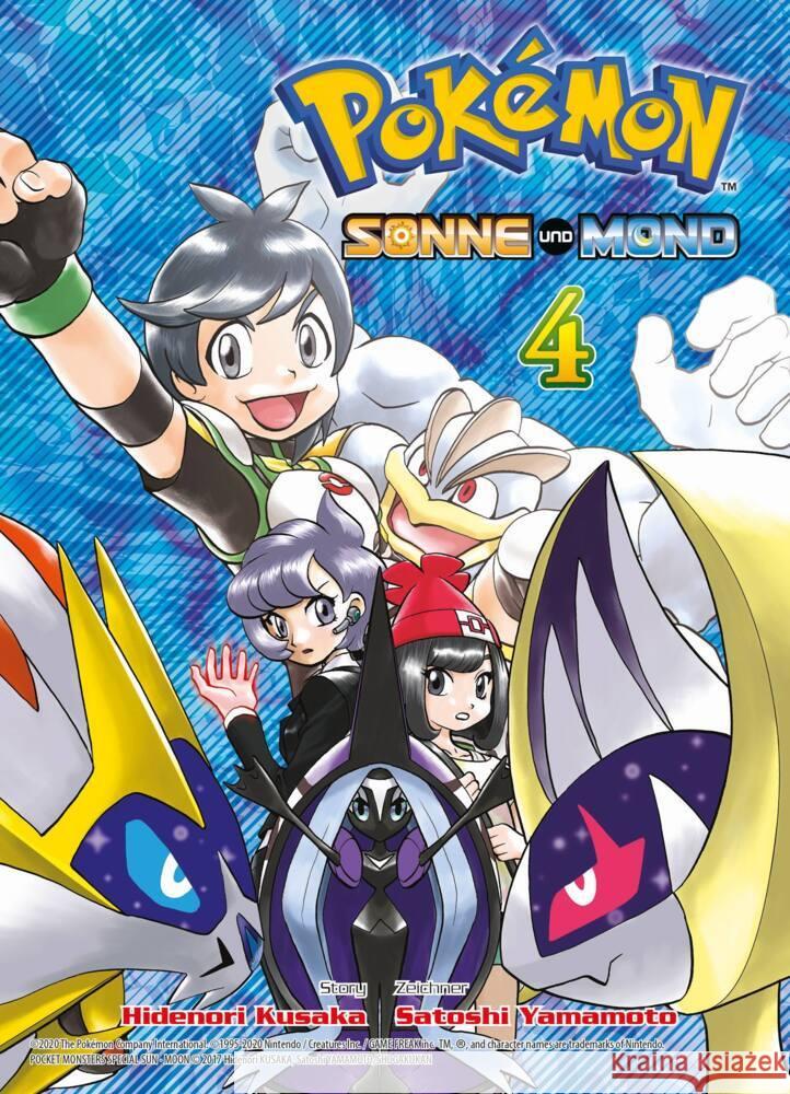 Pokémon - Sonne und Mond. Bd.4 Kusaka, Hidenori; Yamamoto, Satoshi 9783741617140 Panini Manga und Comic