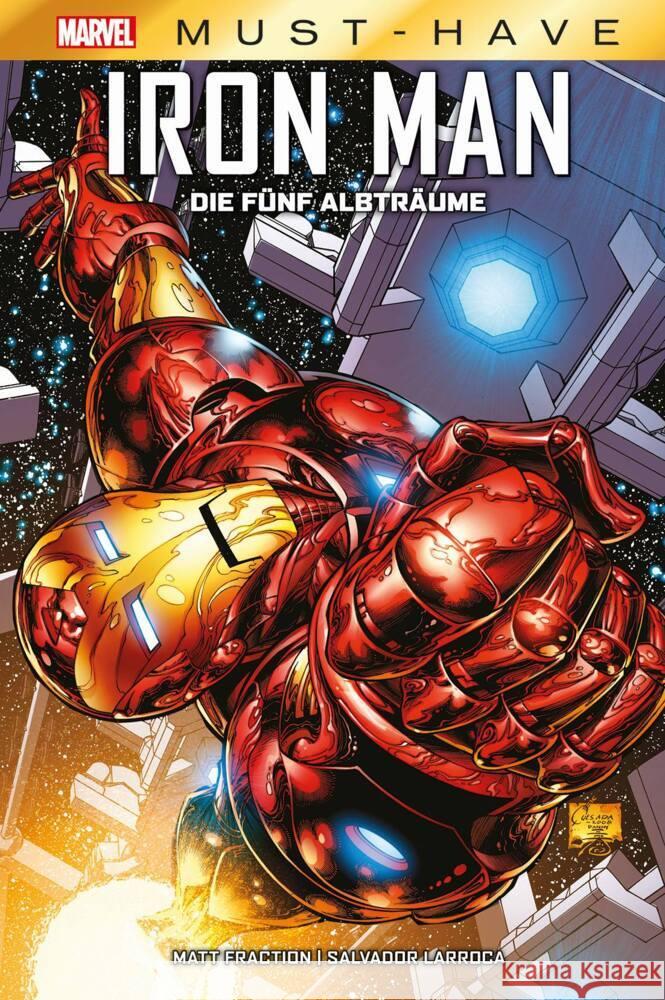 Marvel Must-Have: Iron Man - Die fünf Albträume Fraction, Matt, Larroca, Salvador 9783741631979 Panini Manga und Comic