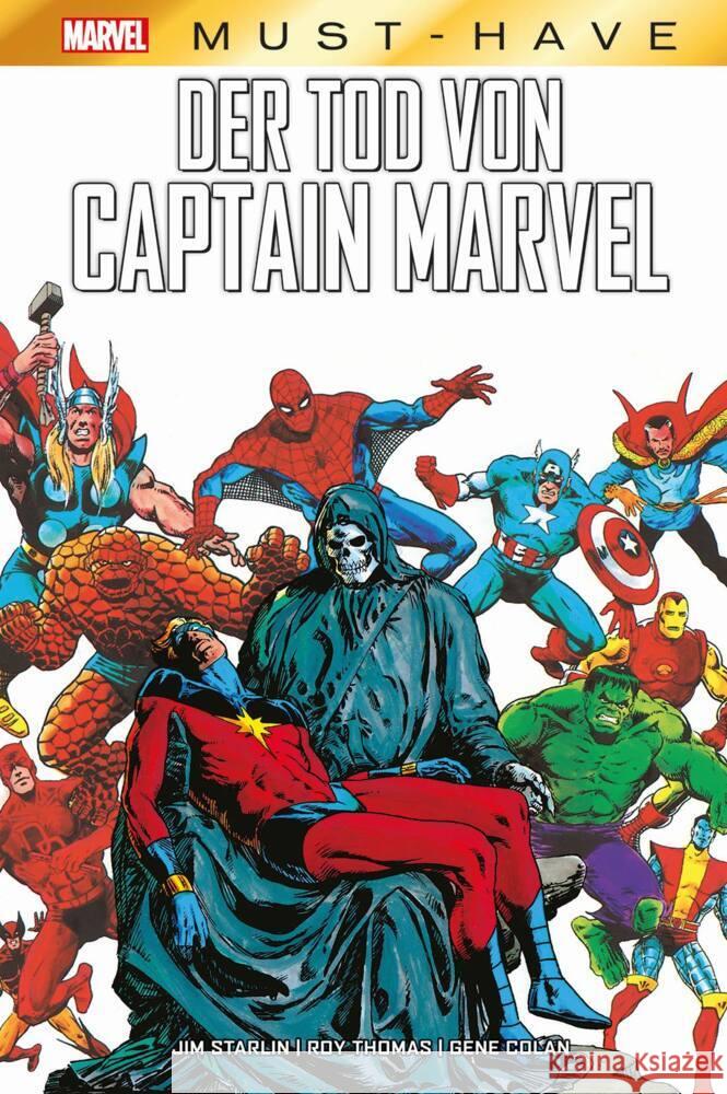Marvel Must-Have: Der Tod von Captain Marvel Starlin, Jim, Englehart, Steve, Lee, Stan 9783741636837