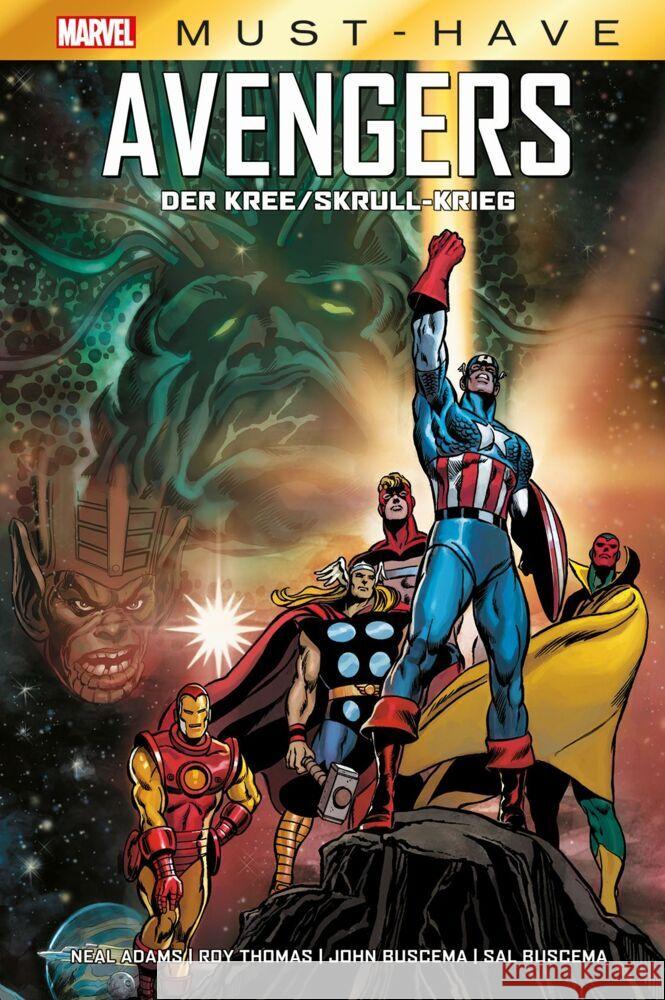 Marvel Must-Have: Avengers - Der Kree/Skrull-Krieg Thomas, Roy, Adams, Neal, Buscema, John 9783741639074 Panini Manga und Comic