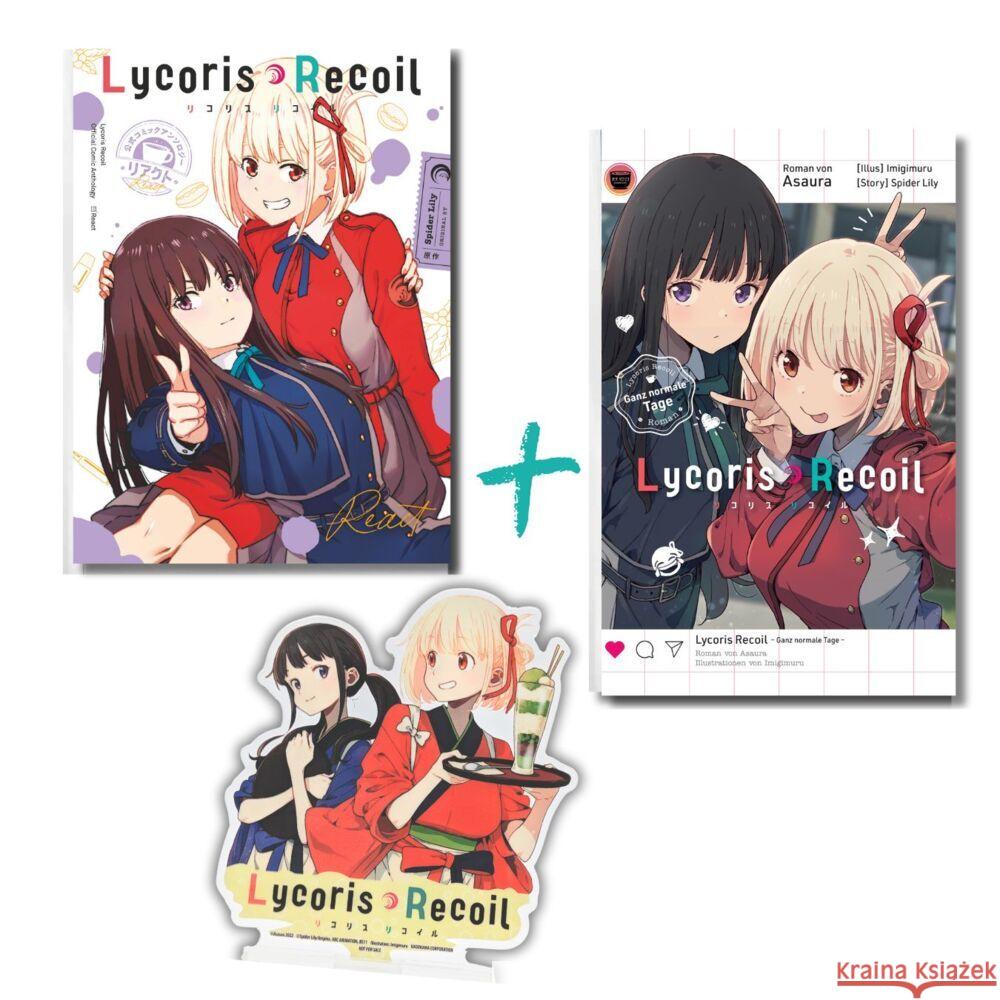 Lycoris Recoil Bundle: Manga + Roman + Acrylfigur Spider Lily, Asaura 9783741640575 Panini Manga und Comic