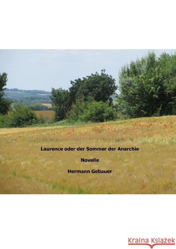 Laurence oder der Sommer der Anarchie Gebauer, Hermann 9783741842191