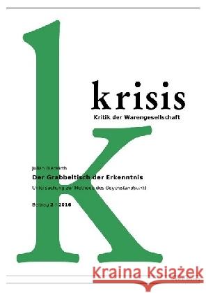 Der Grabbeltisch der Erkenntnis : Untersuchung zur Methode des Gegenstandpunkt Bierwirth, Julian 9783741877285